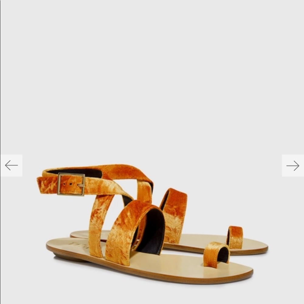 TIBI Hallie Velvet Sandal